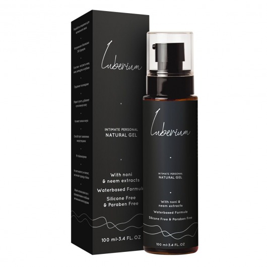 Интимный гель на водной основе с экстрактами нони и нима Luberium Natural Gel - 100 мл. - Luberium - купить с доставкой в Северске