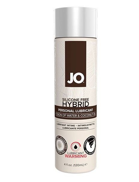 Водно-масляный лубрикант с разогревающим эффектом Hybrid Lubricant WARMING - 120 мл. - System JO - купить с доставкой в Северске