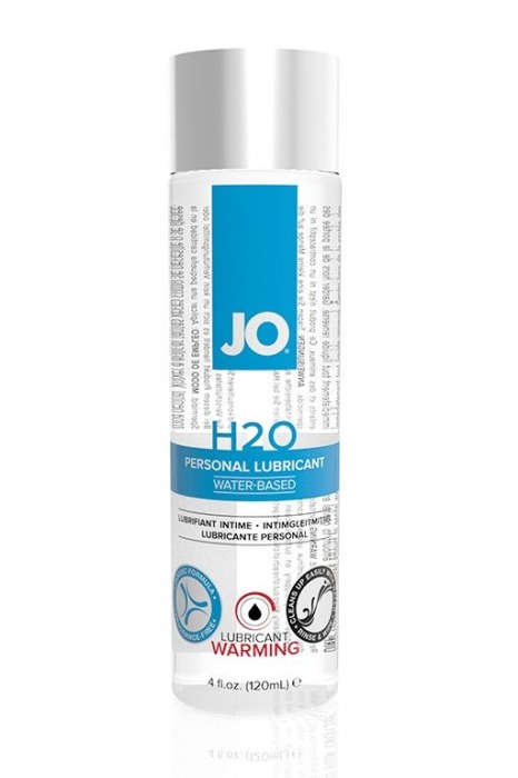 Возбуждающий лубрикант на водной основе JO Personal Lubricant H2O Warming - 120 мл. - System JO - купить с доставкой в Северске