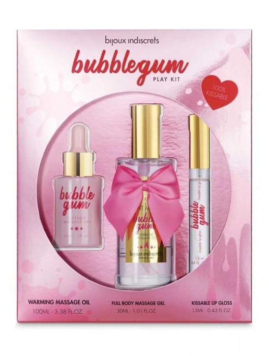 Набор средств для массажа и ласк Bubblegum Play Kit - Bijoux Indiscrets - купить с доставкой в Северске