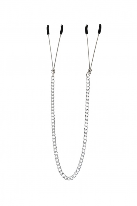 Зажимы на соски «Вилки» на цепочке - Pecado - купить с доставкой в Северске