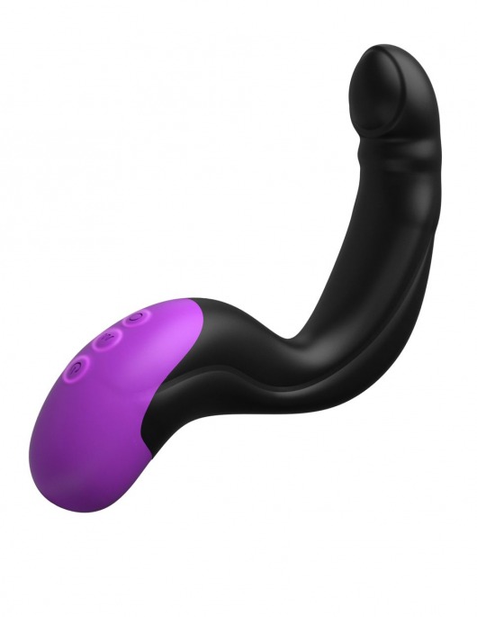 Черно-фиолетовый вибромассажёр простаты Hyper-Pulse P-Spot Massager - Pipedream - в Северске купить с доставкой