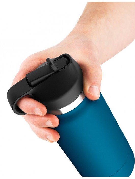 Смуглый мастурбатор-вагина в синей колбе F*ck Flask - Pipedream - в Северске купить с доставкой