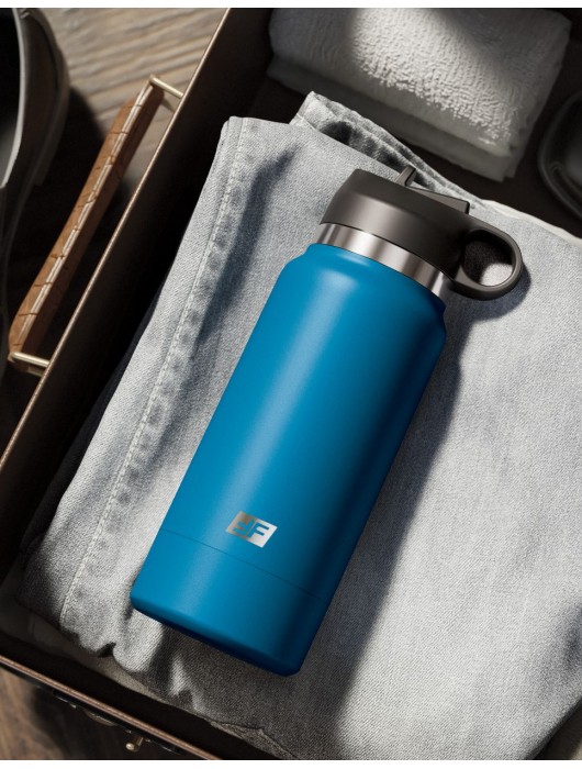 Смуглый мастурбатор-вагина в синей колбе F*ck Flask - Pipedream - в Северске купить с доставкой