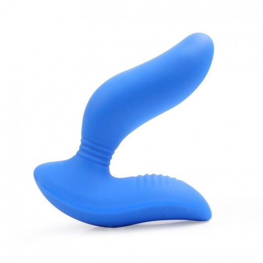 Синий вибромассажер простаты 3,5’’ Curve P-spot Massager - 12 см. - Erokay - в Северске купить с доставкой