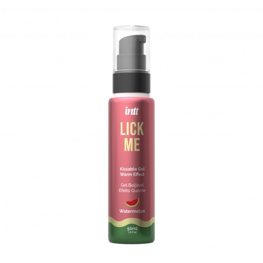 Гель Lick Me с согревающим эффектом и ароматом арбуза - 50 мл. - INTT - купить с доставкой в Северске