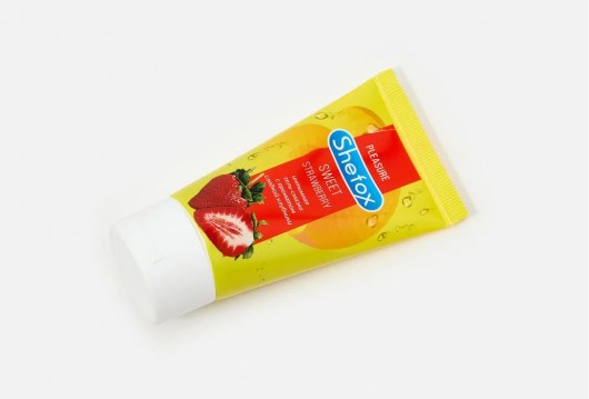 Интимная гель-смазка Shefox «Сладкая клубника» - 50 мл. - Shefox - купить с доставкой в Северске