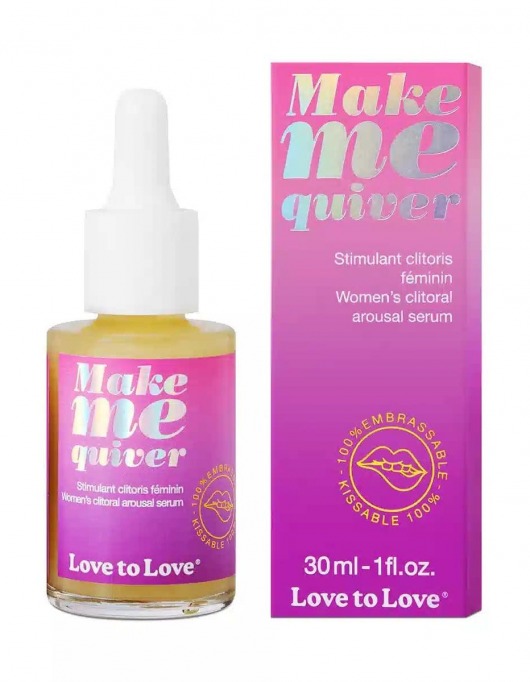 Возбуждающие капли для клитора Make Me Quiver - 30 мл. - Love to Love - купить с доставкой в Северске