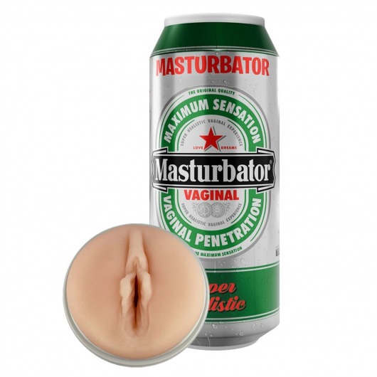 Мастурбатор-вагина Heineken Vagina II - Adrien Lastic - в Северске купить с доставкой