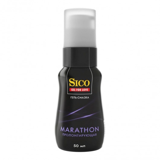 Пролонгирующая гель-смазка Sico Marathon - 50 мл. - Sico - купить с доставкой в Северске