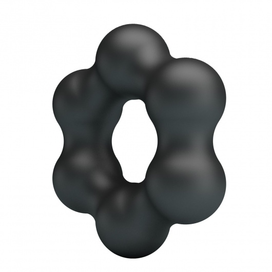 Черное эрекционное кольцо Clauzell - Baile - в Северске купить с доставкой