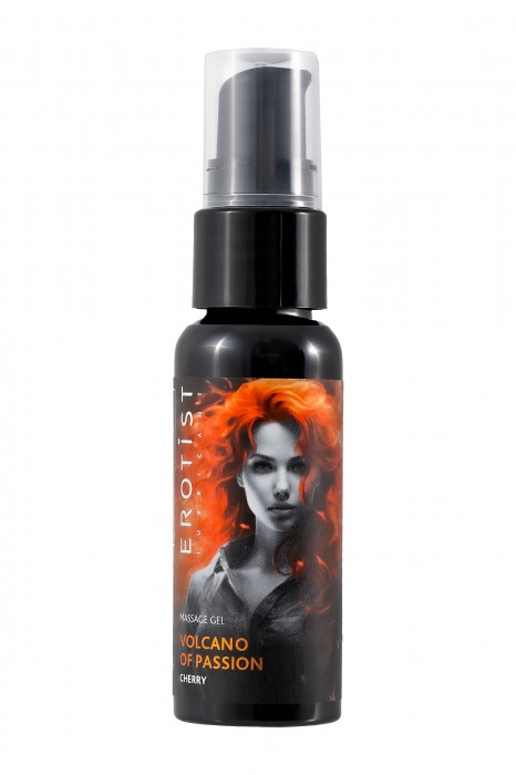 Гель с эффектом вибрации Volcano Of Passion со вкусом вишни - 25 мл. - Erotist Lubricants - купить с доставкой в Северске