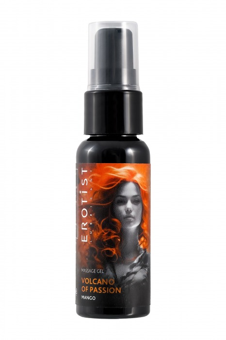 Гель с эффектом вибрации Volcano Of Passion со вкусом манго - 25 мл. - Erotist Lubricants - купить с доставкой в Северске