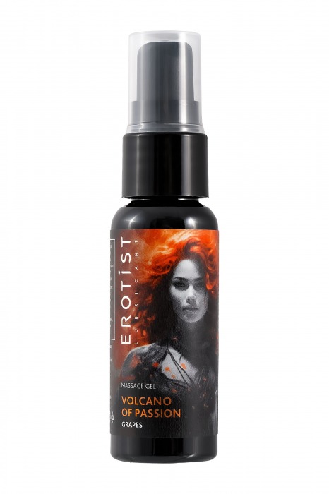 Гель с эффектом вибрации Volcano Of Passion со вкусом винограда - 25 мл. - Erotist Lubricants - купить с доставкой в Северске