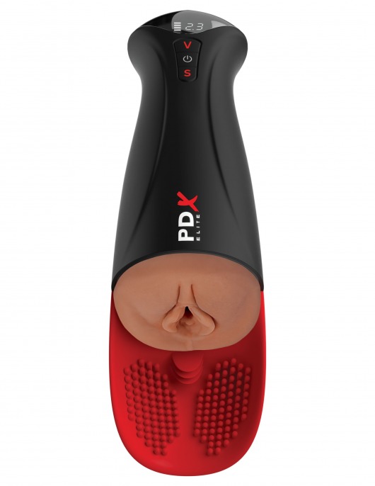 Мастурбатор-вагина в колбе с вибрацией Fuck-O-Matic Pro XL - Pipedream - в Северске купить с доставкой