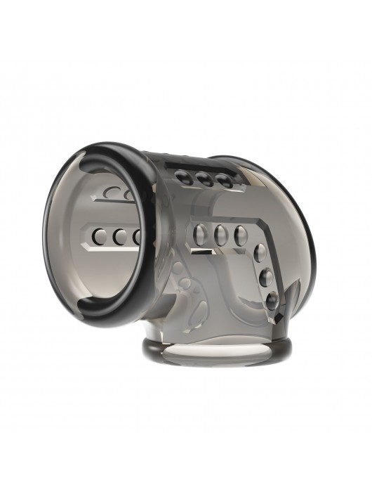 Дымчатая насадка на пенис и мошонку - Baile - в Северске купить с доставкой