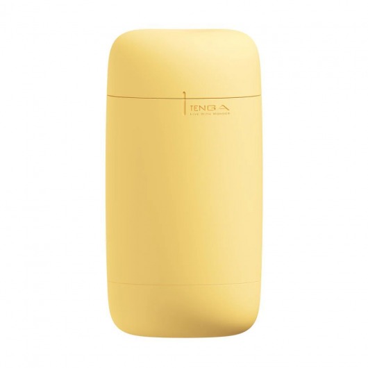 Желтый мастурбатор Tenga Puffy - Tenga - в Северске купить с доставкой