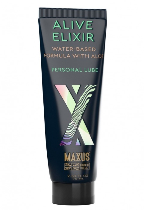 Интимный гель на водной основе MAXUS Alive Elixir - 75 мл. - Maxus - купить с доставкой в Северске
