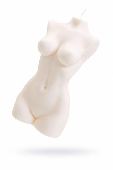 Белая интерьерная свеча в форме женского торса - 850 гр. - Pecado - купить с доставкой в Северске