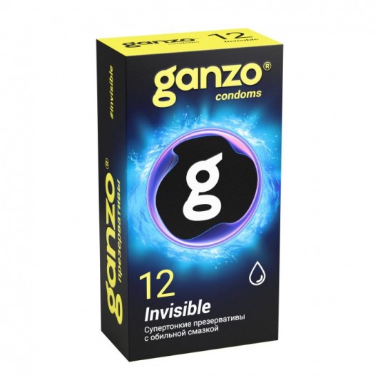 Супертонкие презервативы Ganzo Invisible - 12 шт. - Ganzo - купить с доставкой в Северске