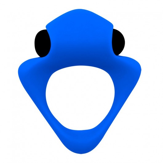 Синее эрекционное кольцо Wooomy Tribeс с вибрацией - Adrien Lastic - в Северске купить с доставкой