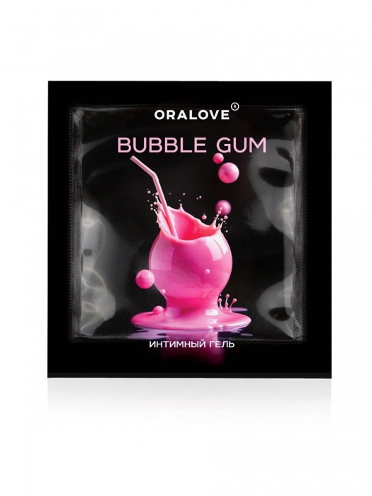 Саше съедобной оральной смазки OraLove с ароматом бабл-гам - 3 гр. - Биоритм - купить с доставкой в Северске