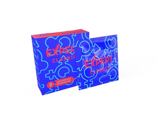 Классические презервативы Expert Classic - 3 шт. - Expert - купить с доставкой в Северске