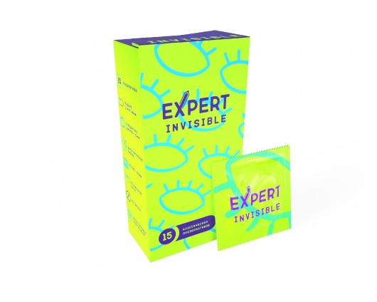 Ультратонкие презервативы Expert Invisible - 15 шт. - Expert - купить с доставкой в Северске