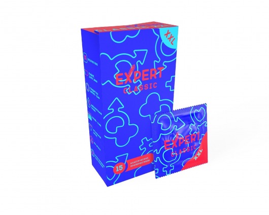Презервативы увеличенного размера Expert Classic XXL - 15 шт. - Expert - купить с доставкой в Северске