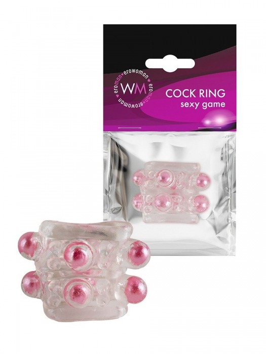 Прозрачная насадка на пенис с цветными шариками - Erowoman-Eroman - в Северске купить с доставкой