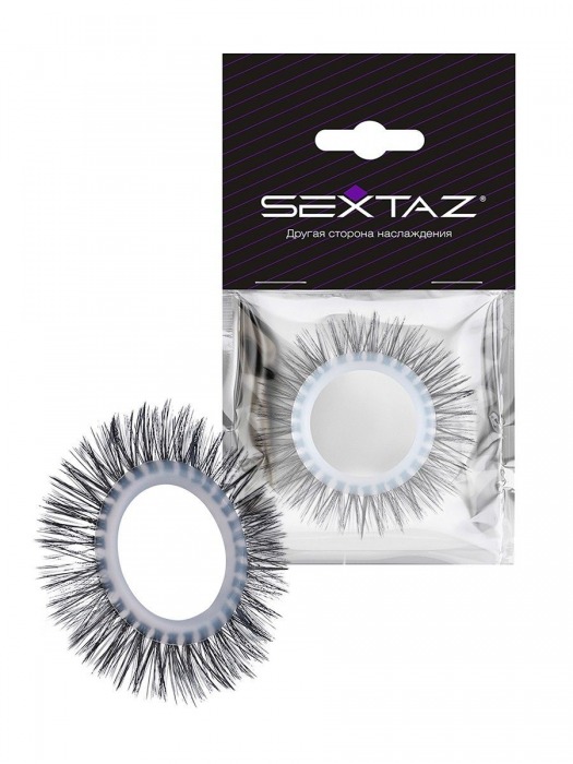 Круглое эрекционное кольцо с длинными «ресничками» - Sextaz - в Северске купить с доставкой