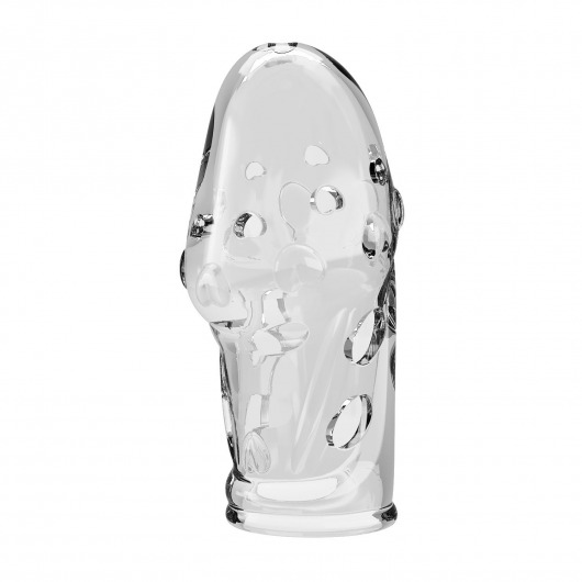 Прозрачная насадка на пенис Booker - 8 см. - Baile - в Северске купить с доставкой