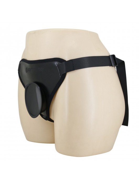 Черные трусики харнесс с платформой Caludio I - Baile - купить с доставкой в Северске