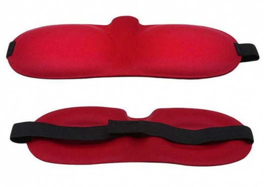 Красная глухая маска на резинке - Sitabella - купить с доставкой в Северске