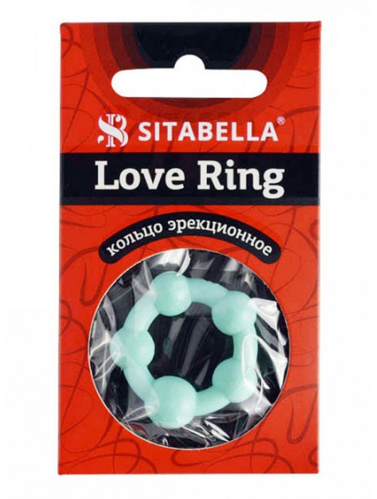 Цветное эрекционное кольцо с 5 бусинами Love Ring - Sitabella - в Северске купить с доставкой