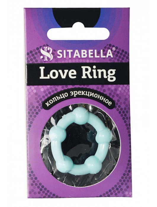 Цветное эрекционное кольцо Love Ring с бусинами - Sitabella - в Северске купить с доставкой