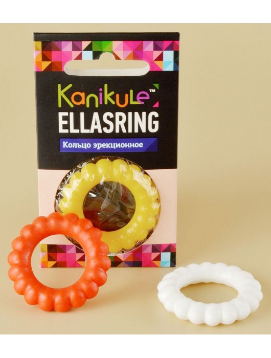 Цветное рельефное эрекционное кольцо Ellasring - Sitabella - в Северске купить с доставкой