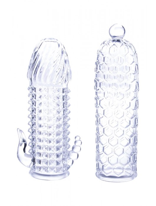 Набор из 2 прозрачных насадок на член Seductive Tickler Sleeves Set - NMC - в Северске купить с доставкой