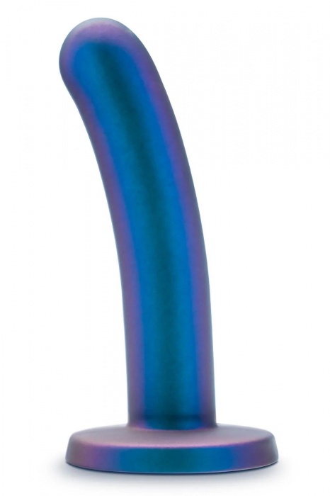 Синяя насадка с гладкой поверхностью Surrender 5.75 Inch Intermediate Pegging Dildo - 14,6 см. - Blush Novelties - купить с доставкой в Северске