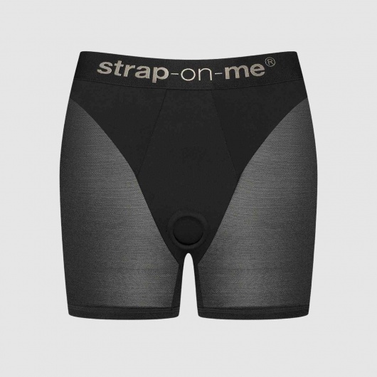 Трусики-шорты для фиксации насадок Strap-on-me Harness Lingerie Halo - size M - Strap-on-me - купить с доставкой в Северске