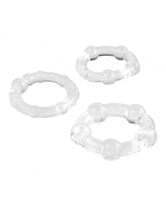 Набор из 3 эрекционных прозрачных колец - Boys of Toys - в Северске купить с доставкой
