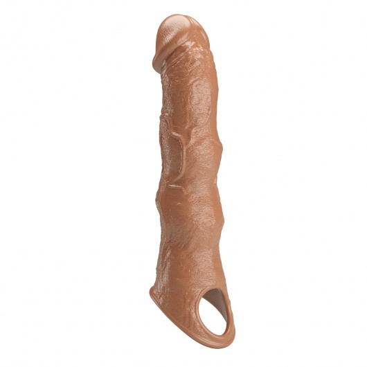 Карамельный фаллоудлинитель с 3 вставками - 28 см. - Baile - в Северске купить с доставкой
