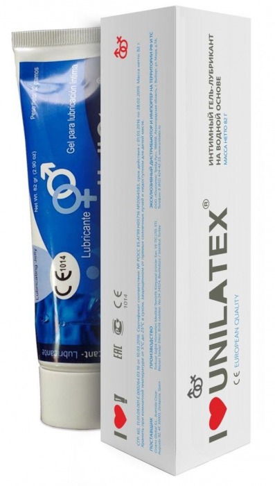 Лубрикант на водной основе Unilatex Gel - 80 мл. - Unilatex - купить с доставкой в Северске
