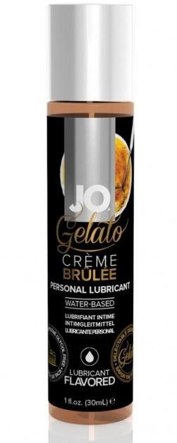 Лубрикант с ароматом крем-брюле JO GELATO CREME BRULEE - 30 мл. - System JO - купить с доставкой в Северске