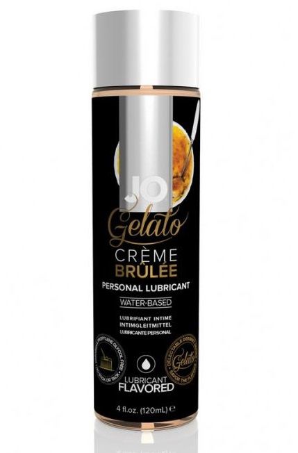 Лубрикант с ароматом крем-брюле JO GELATO CREME BRULEE - 120 мл. - System JO - купить с доставкой в Северске