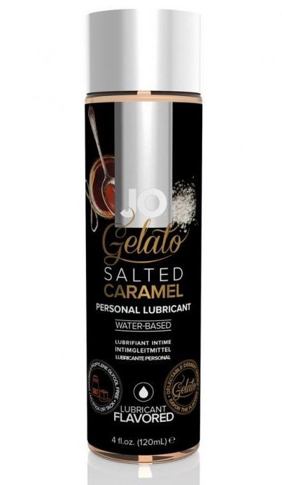Лубрикант с ароматом солёной карамели JO GELATO SALTED CARAMEL - 120 мл. - System JO - купить с доставкой в Северске