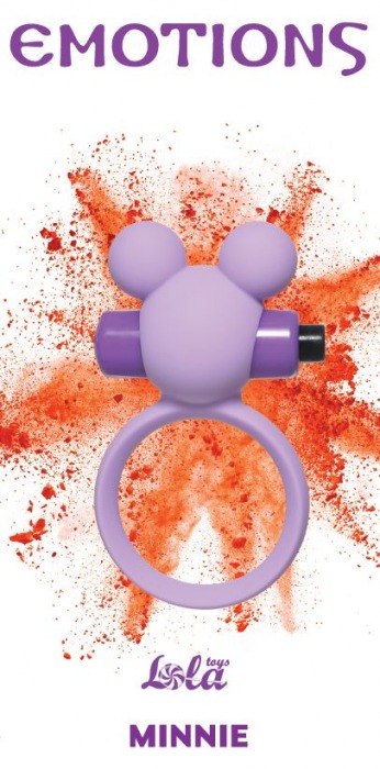 Сиреневое эрекционное виброколечко Emotions Minnie - Lola Games - в Северске купить с доставкой