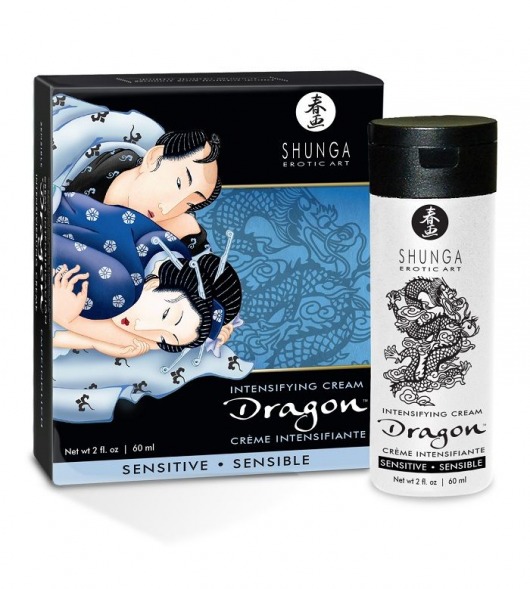 Интимный мужской крем SHUNGA DRAGON SENSITIVE - 60 мл. - Shunga - купить с доставкой в Северске