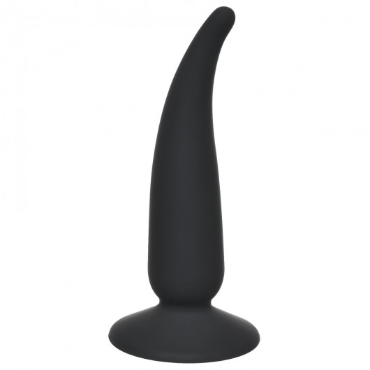Чёрная анальная пробка P-spot Teazer Black - 12,2 см. - Lola Games - в Северске купить с доставкой