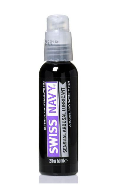 Возбуждающий гель-лубрикант на водной основе Sensual Arousal Lubricant - 59 мл. - Swiss navy - купить с доставкой в Северске